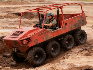 8x8 Amphibious Range Extended Electrical All Terrain Vehicle